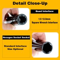 10 Pieces of Wrench Socket Head Hexagon Opening Lengthened