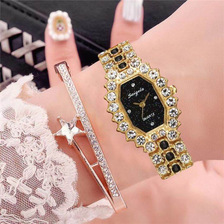 july-cross-border-foreign-trade-explosive-gemstone-series-bracelet-watch-diamond-net-red-vibrato-decoration-quartz-female-starry-sky-fashion-in