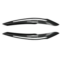 For BMW 1-Series F20 F21 Early 2011-2014 Front Headlight Cover Garnish Strip Eyebrow Cover Trim Sticker