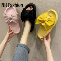 NH Fashion ้องเท้าผูหญิง รองเท้าแตะลิ่ม รองเท้าแตะเสริมส้นผู้หญิง คลาสสิก ธรรมชาติ สง่า การตัดเย็บที่ดี B20H15J 42Z231021