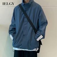 IELGY เสื้อแจ็คเก็ตกีฬาผู้ชายสไตล์เกาหลี Ruffian หลวม