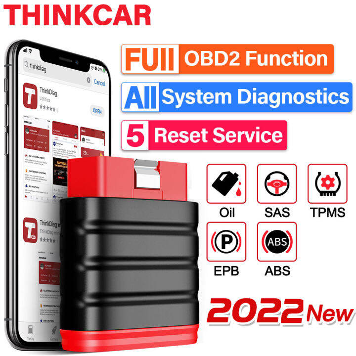 ThinkCar safe OBD2 Scanner Full System Scan Oil/ EPB/ ABS/TPMS Reset