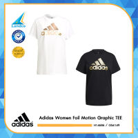 Adidas อาดิดาส เสื้อ เสื้อยืด เสื้ออกกำลังกาย Women Foil Motion Graphic TEE H14686 / GS4149  (800)