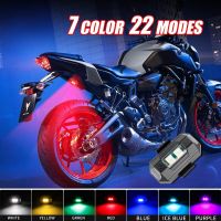 ☬ 7 Colors Motorcycle Flasher Turn Signals Directional Light Kawasaki Z750 Mt07 Led Lights For Anti-collision Warning Accessories