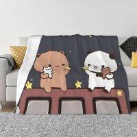 【CW】﹍  Bubu Cartoon Blanket Decoration Watching The Bedspread