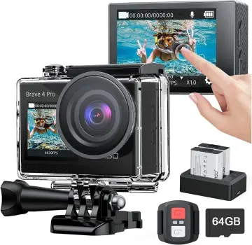 AKASO V50X Native 4K30fps WiFi Action Camera EIS Touch Screen 4X Zoom  Sports Camera Waterproof Camera