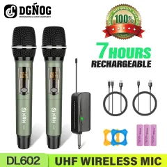 Professional UHF Wireless Microphone System 8-Channel Cordless