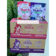 MỚI Thạch trái cây đào,nho, vải NUVI gói 120g