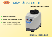 Máy lắc Vortex nhỏ gọn, chắc chắn phù hợp với các thao tác thí nghiệm