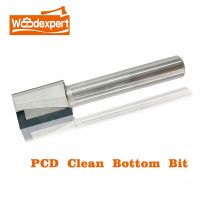 PCD/บิทเราเตอร์ซีเอ็นซี2 Flutes 12Mm ก้าน1/2เพชรตรงด้านล่างตัด T ร่องสำหรับแกะสลัก CNC End Mall Haven