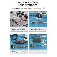 SIO12 (T12-B2) Electric Soldering Iron 0-450℃ Adjustable Temperature PC+Metal with Box