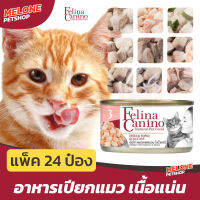 ⭐5.0 | [หมดอายุ 06/2025] Felina Canino อาหารเyearยกแมว เฟลินา คานิโน ไก่ เนื้อ ปลา เกรวี่ 70 กรัม ยกกล่อง 24 กระป๋อง สินค้าใหม่เข้าสู่ตลาด