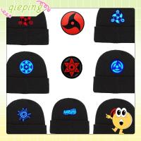 QIEPING คอสเพลย์ ฮิพฮอพ ญี่ปุ่น หมวก Skullies Naruto Casual Beanies หมวกถักฤดูหนาว ซาสึเกะ สำหรับ ผู้ชาย ผู้หญิง