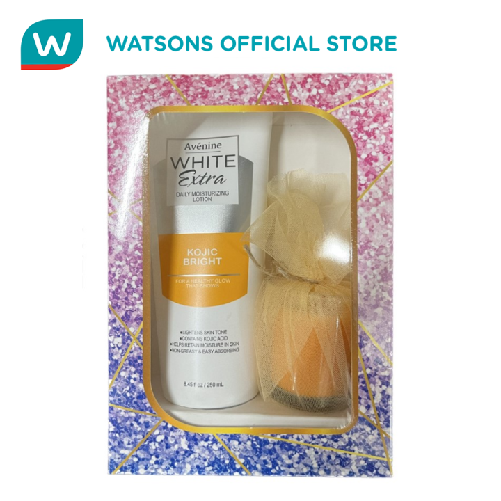 AVENINE White Extra Daily Moisturizing Kojic Bright Lotion 250ml with