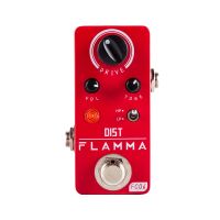 FLAMMA FC06 Distortion Guitar Pedal Electric Guitar Distortion Effects Mini Pedal True Bypass with Power Supply Projector Mounts