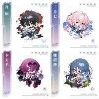 【LZ】▥♠  Honkai Star Rail Game Figuras Chaveiro para Fãs Saco Kawaii Chaveiro Acrílico Chaveiros Heng Kafka Natasha Cosplay Presente de Aniversário