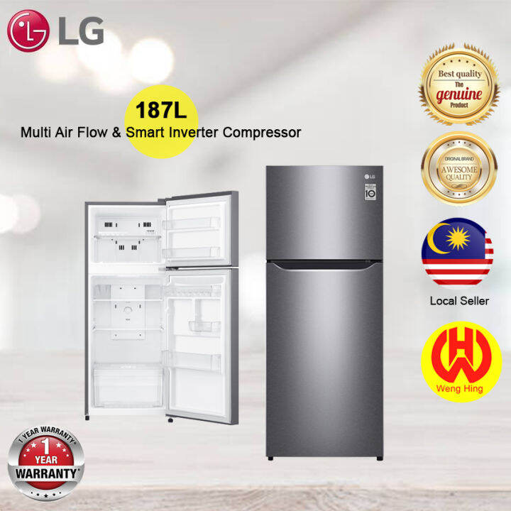 LG 187L Multi Air Flow & Smart Inverter Compressor Refrigerator GN