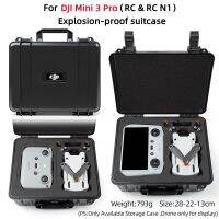 อุปกรณ์จัดเคสพกพากันระเบิดสำหรับ DJI MINI 3 Pro สีดำเอบีเอสเข้ากันได้กับ N1 RC และ RC สำหรับ MINI 3 Pro