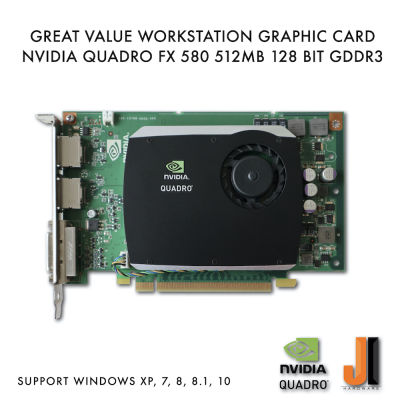Nvidia Quadro FX 580 512MB-128 BIT GDDR3  (มือสอง)