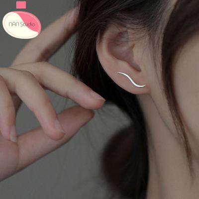 LYGJZC สำหรับสาวๆ Eleagnt ง่าย โลหะ อารมณ์ เครื่องประดับหู ต่างหูสตั๊ดผู้หญิง ต่างหูเกาหลี ต่างหูห้อย