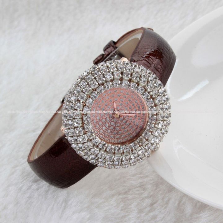 นาฬิกาแฟชั่นพลอยคริสตัลสำหรับผู้หญิงนาฬิกาหนัง-pu-นาฬิกาข้อมือควอตซ์สำหรับเด็กผู้หญิง-reloj-mujer-relogio-feminino-2020