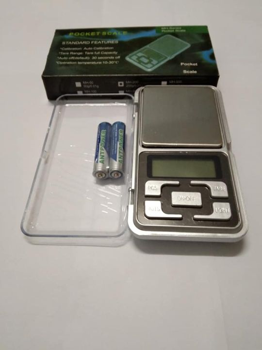 เครื่องชั่งพกพาอิเล็กทรอนิกส์ ขนาดเล็ก Mini Digital Scales – 200g x 0.01g