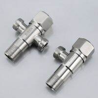 ♚﹉ Brushed 304 Stainless Steel G1/2 Angle Valve Switch Valve For Bathroom And Kitchen