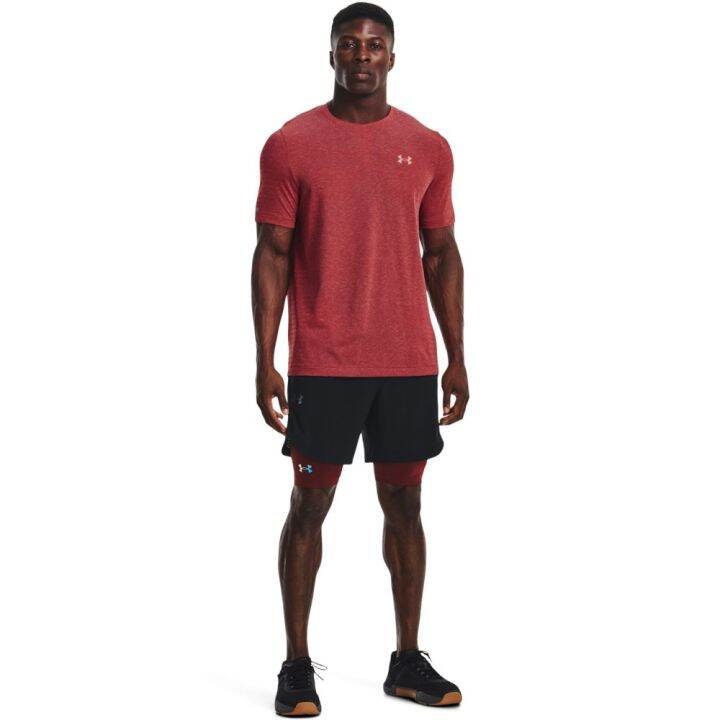 under-armour-ua-mens-rush-seamless-geosport-short-sleeve-อันเดอร์-อาร์เมอร์-เสื้อออกกำลังกายสำหรับผู้ชาย