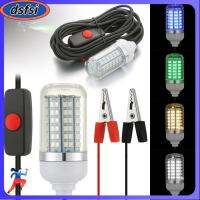 DSFSI กันน้ำกันน้ำได้ 12V ค่ะ ปลาหมึกคริล 108ชิ้น2835 LED ไฟสำหรับตกปลา โคมไฟดึงดูดปลา โคมไฟค้นหาปลาเหยื่อ