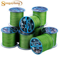 Sougayilang สายเอ็นตกปลา 150เมตร350 550เมตร 4เส้น จุดด่างดำถักปลาสาย20-78LB เรียบทนทานปลาคาร์พตกปลาน้ำแข็งทะเลสาย0.14-0.40มิลลิเมตร อุปกรณ์ตกปลา