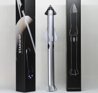 ขายดี!!! ใหม่ Spacex Starship Rocket Diecast รุ่น Starship Super Heavy Rocket BFR Exquisite Space Rocket Model