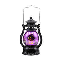 Halloween Lamp Vintage Handheld Lantern Oil Lamp Hanging Decoration Light for Halloween Eve