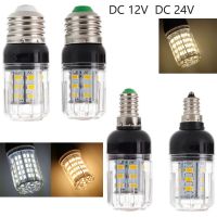 Lamp E27 E26 E14 Corn Bulb SMD5730 12V 24V 27LEDs Chandelier Candle Decoration