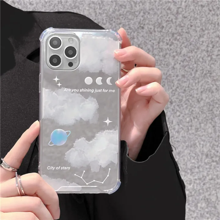 ins Dream Cloud Planet Apple 13Pro/12Promax mobile phone case for 8plus ...