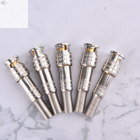 Cjing บัดกรี/solderless BNC MALE plug Connector RG59สาย Coaxial CCTV ทองแดงสังกะสี