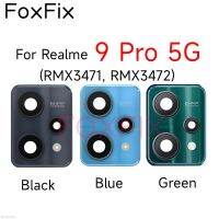 อะไหล่กับกรอบเฟรมกระจกกล้องถ่ายรูปหลังด้านหลังสำหรับ Realme 9 Pro 5G RMX3472 RMX3471