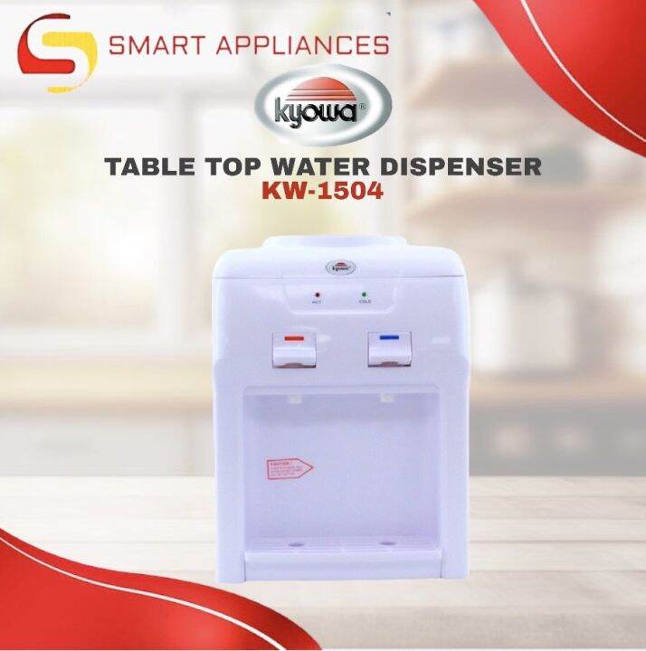Kyowa Hot & Cold Water Dispenser (KW1504) Tabletop White Lazada PH