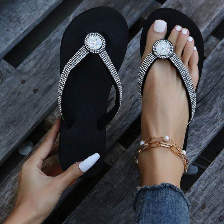 europe-and-the-united-states-cross-border-big-yards-thick-high-heeled-platform-female-sandals-in-the-summer-the-new-diamond-flip-flops-fashion-womens-sandals