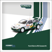 Tarmac Works 1/64 HOBBY64 Ford Sierra RS Cosworth Tour de Corse - Rallye de France 1988 Winner Auriol Didier / Occelli Bernard