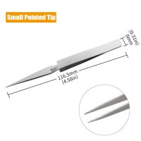 1pc Stainless Steel Tweezers Reverse Fixed Self-Locking Inverse Tweezer Jewelry Making Tool For Electronic Component Repair Tool Tweezers Razors