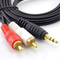 1.35M 3M 5M 10M 3.5mm Jack to AV 2 RCA Male Extend Cable Connector For Phone TV AUX Computer PC Speakers Music Audio WB15TH