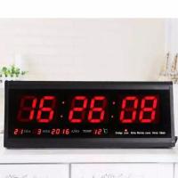 นาฬิกาดิจิตอล LED NUMBER CLOCK แขวนผนัง(ตัวเลขสีแดง) รุ่น HB4819SM