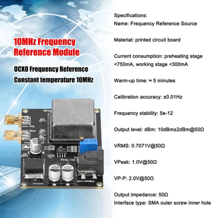 10mhz-ocxo-frequency-reference-module-low-phase-noise-for-sound-decoder-frequency-meter