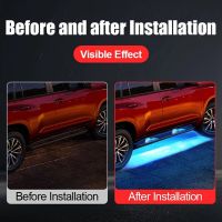 4Pcs Car LED Door Side Step Running Board Lights for Toyota Land Cruiser Prado FJ 150 2010-2018