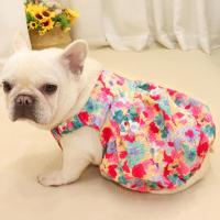 Summer Pet Skirt for Small Dogs Dress Floral Print Sleeveless Pet Vest Shirts Pet Dress Dog Skirt Dog Clothes одежда для собак Dresses