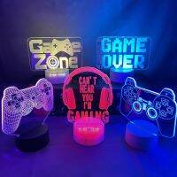 【CC】 Night Lamp Room Desk Setup Game Console Logo Sensor Kids Child Bedside Birthday Xmas