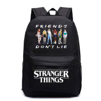 Friends Dont Lie Stranger Things Backpacks Kids Schoolbag 8 Colors Boys Girls Teens Schoolbag Knapsack Children Rucksack Mochila