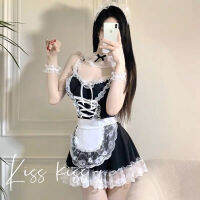 ความงาม kiss: กับดักความงาม เซ็กซี่ cos Uniform Temptation Lolita Sexy Maid ชุดนอนสไตล์ตะวันตก