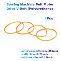 }{: ”“ 4ชิ้น/ล็อตสายพานจักรเย็บผ้าเส้นรอบวง350ไดรฟ์มอเตอร์ Mm V-Belt (ยูรีเทน) เข้ากันได้กับ MB350,974นักร้อง,984