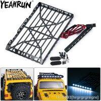 ♕♈▲ hrgrgrgregre YEAHRUN-SCX24 Crawler Carro Telhado Rack Porta-bagagens Holofotes Acessórios de Decoração 1:24 RC SCX24 AXI00002